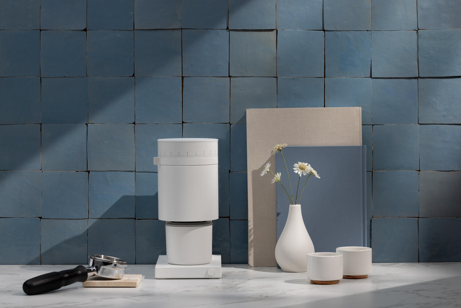 Opus Conical Burr kaffekværn - Matte White